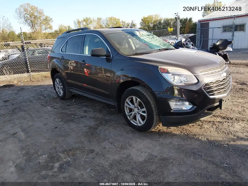 2016 Chevrolet Equinox Lt VIN 2GNFLFEK4G6213248 фото 2