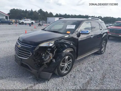 2016 Chevrolet Equinox Ltz VIN 2GNALDEK0G1152380 фото 3