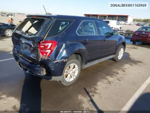 2016 Chevrolet Equinox Ls VIN 2GNALBEK8G1163969 фото 4