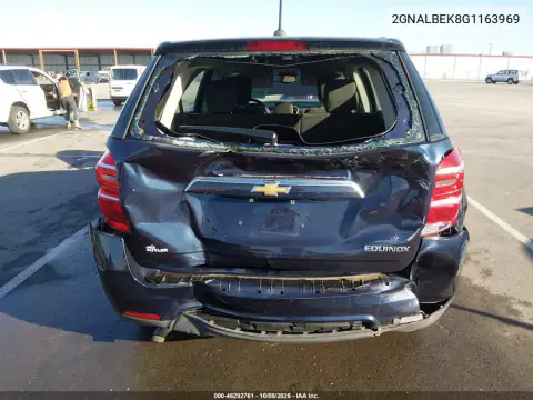 2016 Chevrolet Equinox Ls VIN 2GNALBEK8G1163969 фото 5