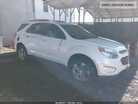 2GNFLGEK3G6183861 — 2016 Chevrolet Equinox, Передняя часть, фото до ремонта