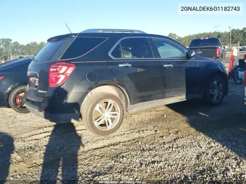 2016 Chevrolet Equinox Ltz VIN 2GNALDEK6G1182743 фото 4