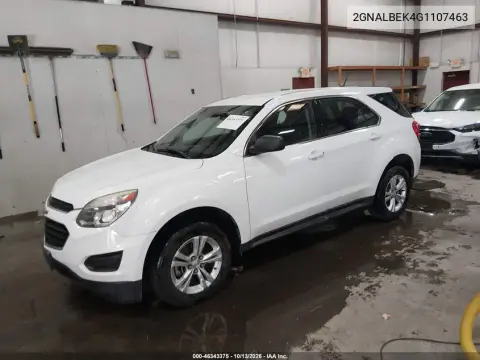 2016 Chevrolet Equinox L VIN 2GNALBEK4G1107463 фото 3