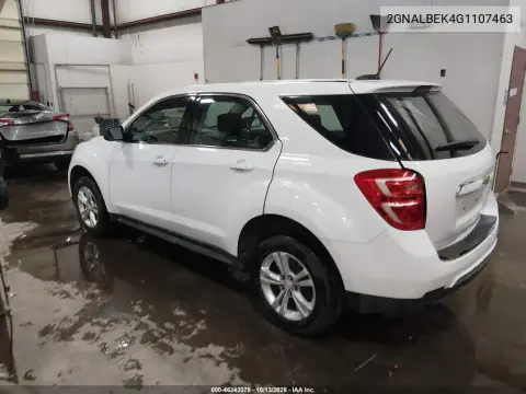 2016 Chevrolet Equinox L VIN 2GNALBEK4G1107463 фото 4