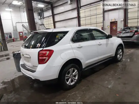 2016 Chevrolet Equinox L VIN 2GNALBEK4G1107463 фото 5
