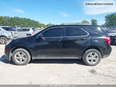 2GNALBEK6H1549503 — 2017 Chevrolet Equinox, Правая сторона, фото до ремонта