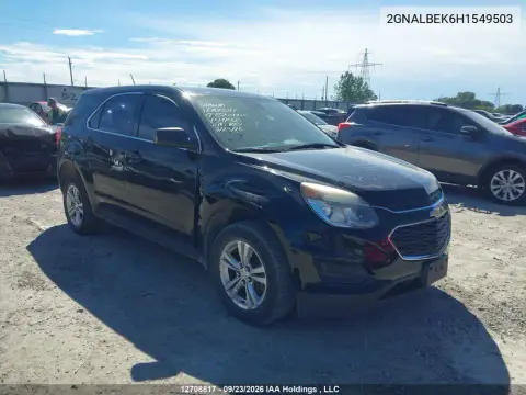2GNALBEK6H1549503 — 2017 Chevrolet Equinox, Правая сторона, фото до ремонта