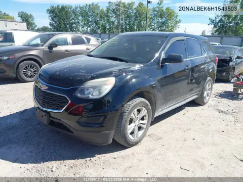 2017 Chevrolet Equinox Ls VIN 2GNALBEK6H1549503 фото 3