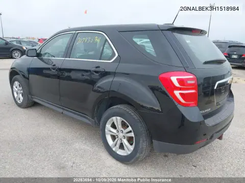 2017 Chevrolet Equinox Ls VIN 2GNALBEK3H1518984 фото 4