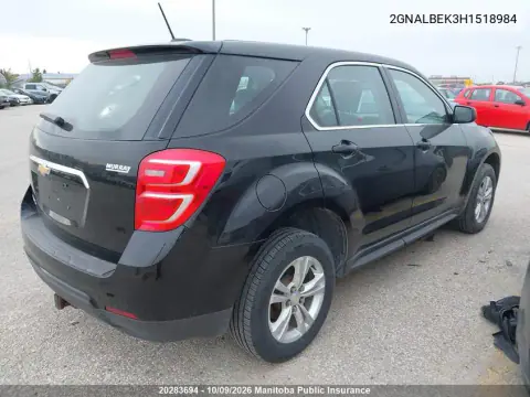 2017 Chevrolet Equinox Ls VIN 2GNALBEK3H1518984 фото 5