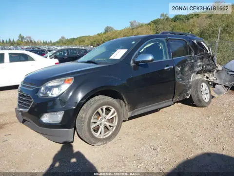 2017 Chevrolet Equinox Lt VIN 2GNALCEK3H6181662 фото 3