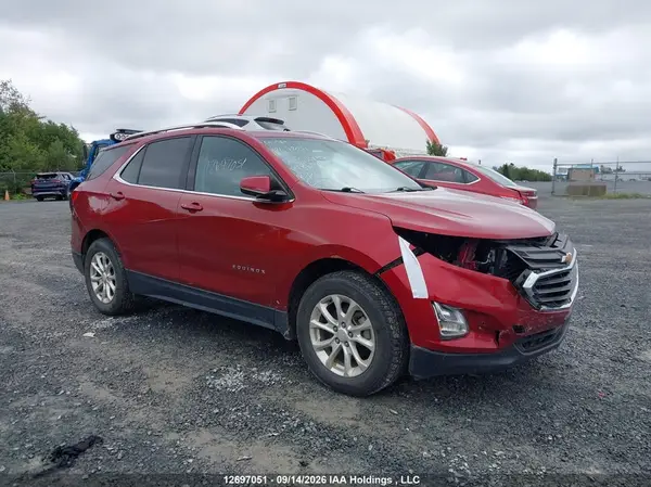 2GNAXSEV1J6186146 — 2018 Chevrolet Equinox, Передняя часть (Front), фото до ремонта