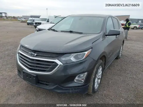 2018 Chevrolet Equinox Lt VIN 2GNAXSEV2J6216609 фото 2