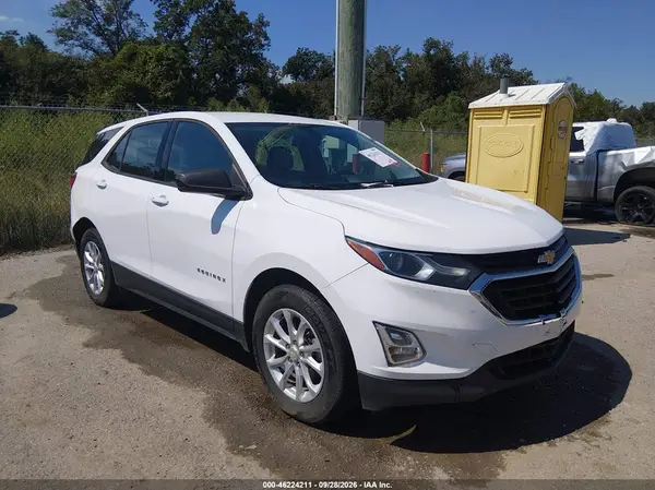 3GNAXHEV6JL381237 — 2018 Chevrolet Equinox, Передняя часть (Front End), фото до ремонта