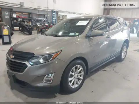 2018 Chevrolet Equinox Lt VIN 3GNAXSEV4JL111842 фото 3