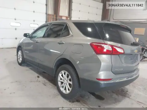 2018 Chevrolet Equinox Lt VIN 3GNAXSEV4JL111842 фото 4