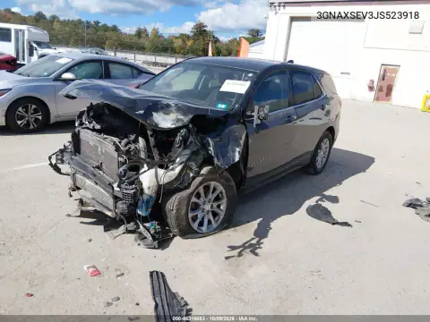 2018 Chevrolet Equinox Lt VIN 3GNAXSEV3JS523918 фото 2