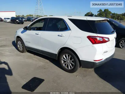 3GNAXSEV1JS573345 — 2018 Chevrolet Equinox, Передняя часть, фото до ремонта