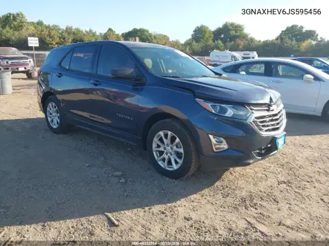 3GNAXHEV6JS595456 — 2018 Chevrolet Equinox, Передняя часть, фото до ремонта