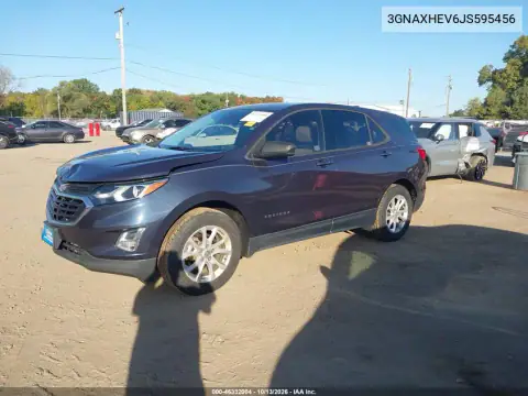2018 Chevrolet Equinox Ls VIN 3GNAXHEV6JS595456 фото 3