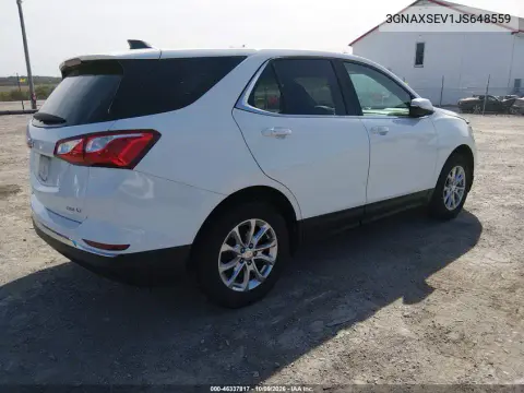 2018 Chevrolet Equinox Lt VIN 3GNAXSEV1JS648559 фото 5