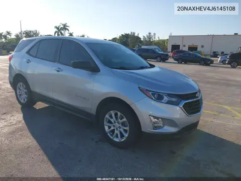 2GNAXHEV4J6145108 — 2018 Chevrolet Equinox, Естественный износ, фото до ремонта
