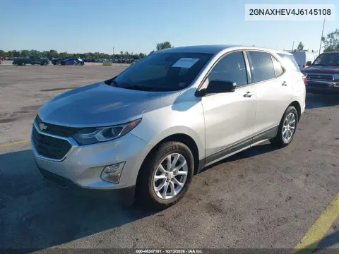 2018 Chevrolet Equinox Ls VIN 2GNAXHEV4J6145108 фото 3