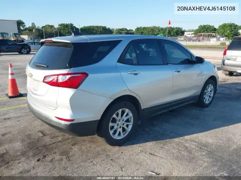 2018 Chevrolet Equinox Ls VIN 2GNAXHEV4J6145108 фото 5