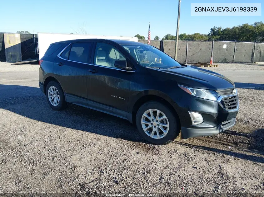 2018 Chevrolet Equinox Lt VIN 2GNAXJEV3J6198339 фото 1