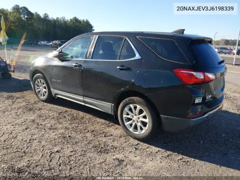 2018 Chevrolet Equinox Lt VIN 2GNAXJEV3J6198339 фото 3
