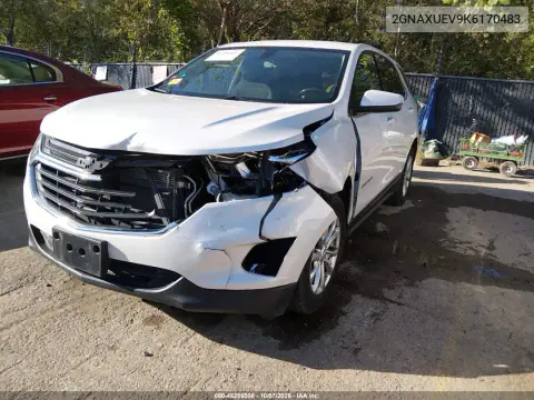 2019 Chevrolet Equinox Lt VIN 2GNAXUEV9K6170483 фото 3