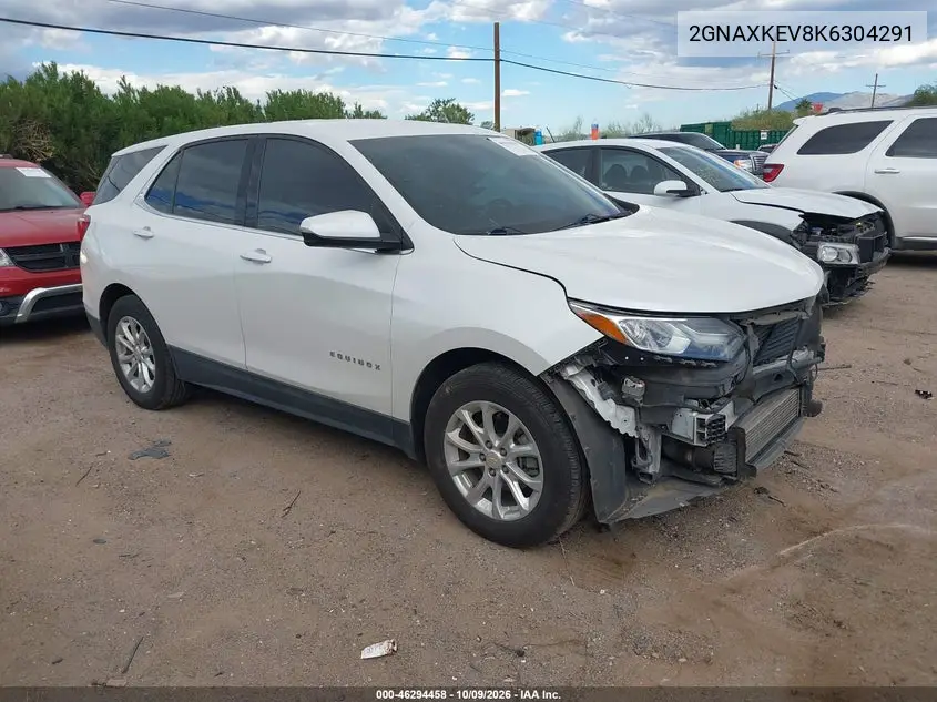 2019 Chevrolet Equinox Lt VIN 2GNAXKEV8K6304291 фото 2