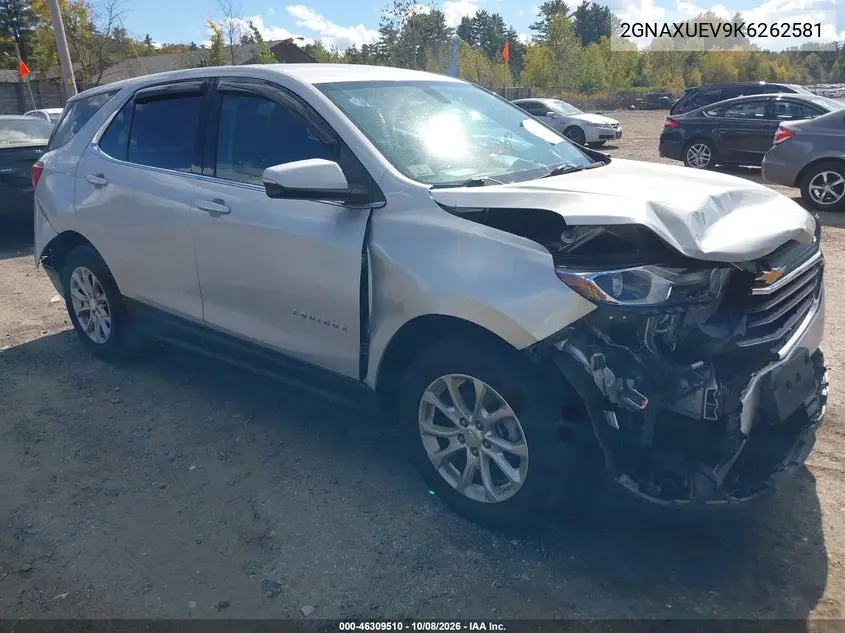 2019 Chevrolet Equinox Lt VIN 2GNAXUEV9K6262581 фото 1