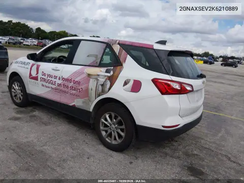 2019 Chevrolet Equinox Ls VIN 2GNAXSEV2K6210889 фото 3