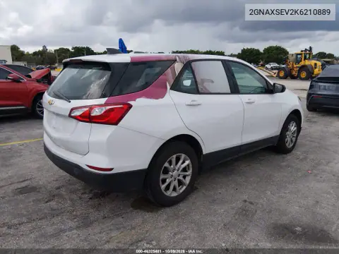 2019 Chevrolet Equinox Ls VIN 2GNAXSEV2K6210889 фото 4