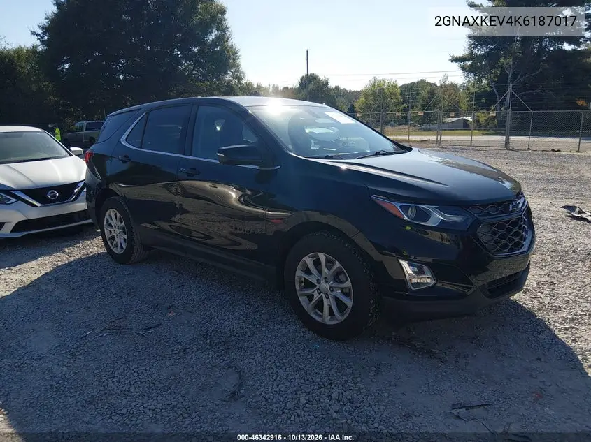 2019 Chevrolet Equinox Lt VIN 2GNAXKEV4K6187017 фото 2