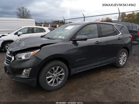3GNAXUEV5KS614962 — 2019 Chevrolet Equinox, фото 3 с аукциона IAAI 18.10.2026, Передняя часть