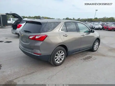 3GNAXKEV2KS585327 — 2019 Chevrolet Equinox, фото 5 с аукциона IAAI, Передняя часть
