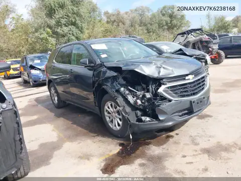 2GNAXKEV7K6238168 — 2019 Chevrolet Equinox, Передняя часть, фото до ремонта