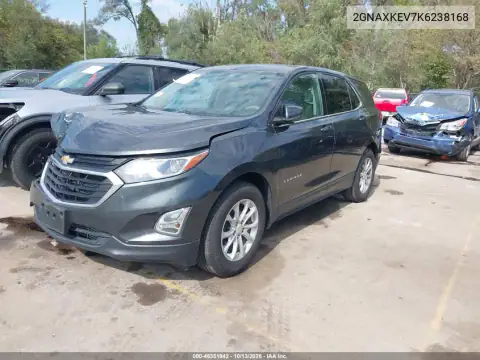 2GNAXKEV7K6238168 — 2019 Chevrolet Equinox, фото 3 с аукциона IAAI, Передняя часть