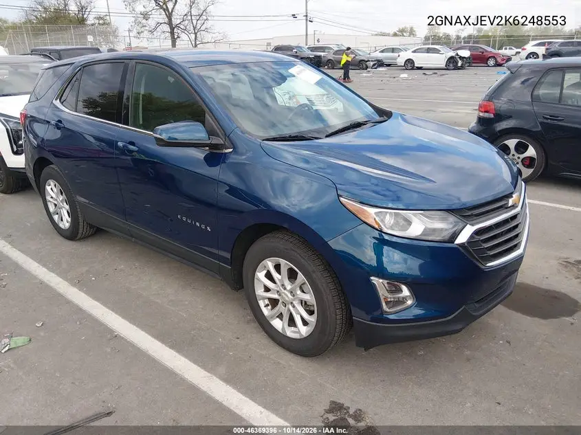 2GNAXJEV2K6248553 — 2019 Chevrolet Equinox, фото 2 с аукциона IAAI, Естественный износ