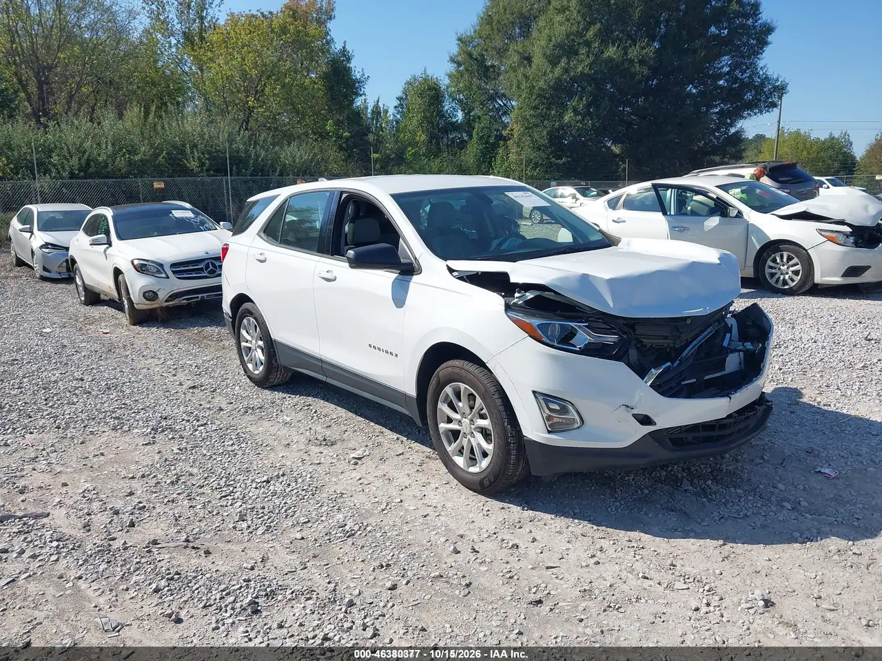 2GNAXHEV1K6202902 Chevrolet Equinox 2019 — повреждение Передняя часть, фото до ремонта