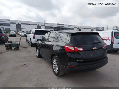 2020 Chevrolet Equinox Fwd Ls VIN 2GNAXHEV1L6103045 фото 4