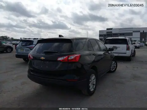 2020 Chevrolet Equinox Fwd Ls VIN 2GNAXHEV1L6103045 фото 5