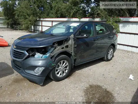 2GNAXHEV2L6181947 — 2020 Chevrolet Equinox, фото 3 с аукциона IAAI, Передний левый