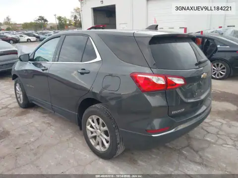 3GNAXUEV9LL184221 — 2020 Chevrolet Equinox, фото 3 с аукциона IAAI, Повреждения со всех сторон