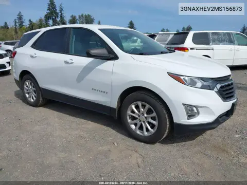 3GNAXHEV2MS156873 — 2021 Chevrolet Equinox, Естественный износ, фото до ремонта
