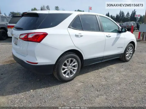 2021 Chevrolet Equinox Fwd Ls VIN 3GNAXHEV2MS156873 фото 5