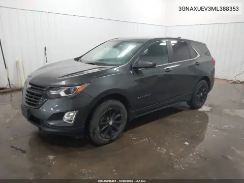 2021 Chevrolet Equinox Awd Lt VIN 3GNAXUEV3ML388353 фото 3