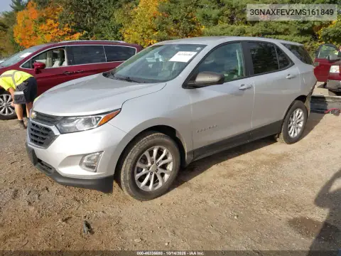 3GNAXFEV2MS161849 — 2021 Chevrolet Equinox, фото 3 с аукциона IAAI, Задняя часть
